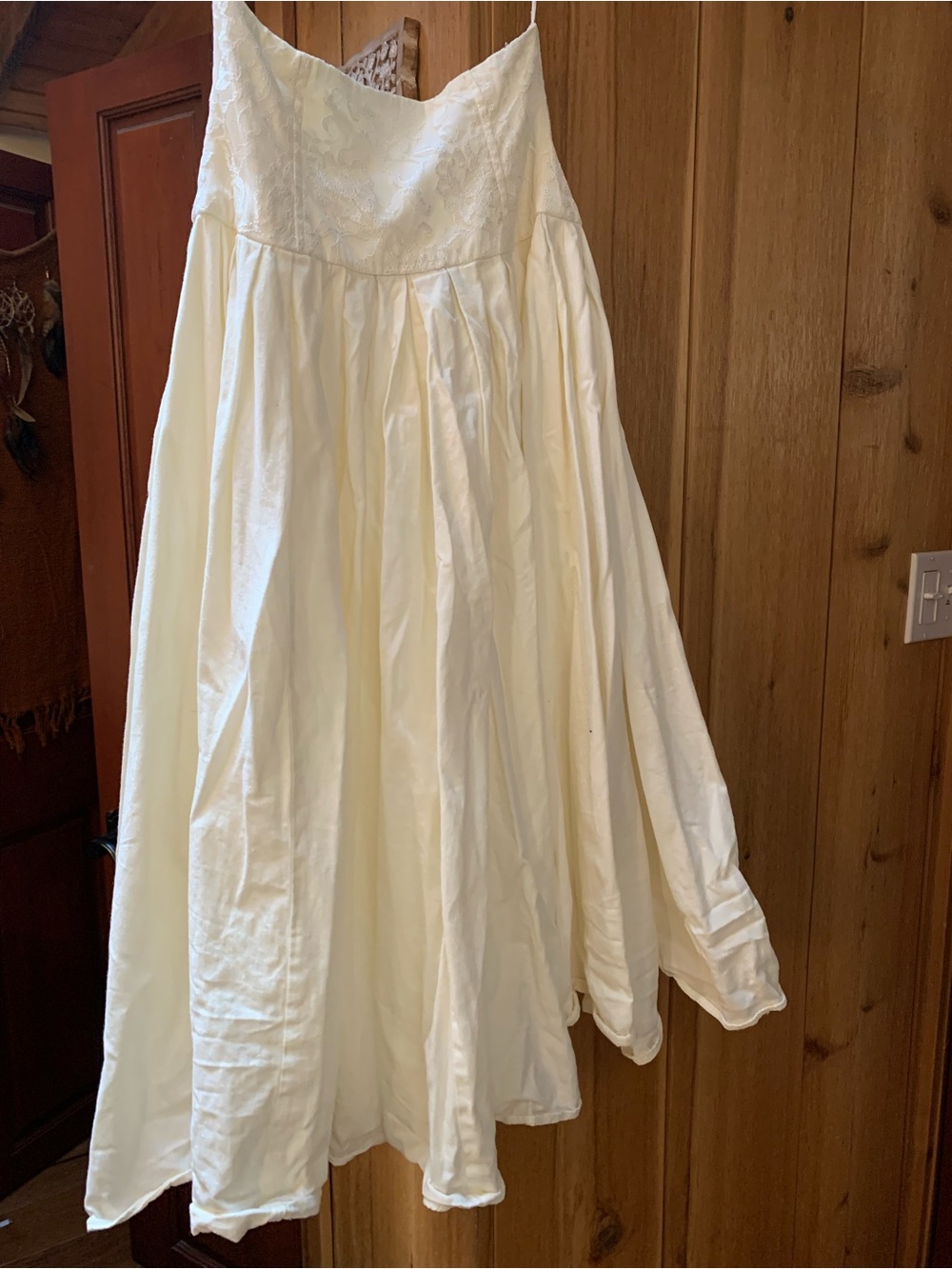 VINTAGE POSITANO WHITE MAXI SKIRT 100% COTTON Petit - Picture 4 of 10